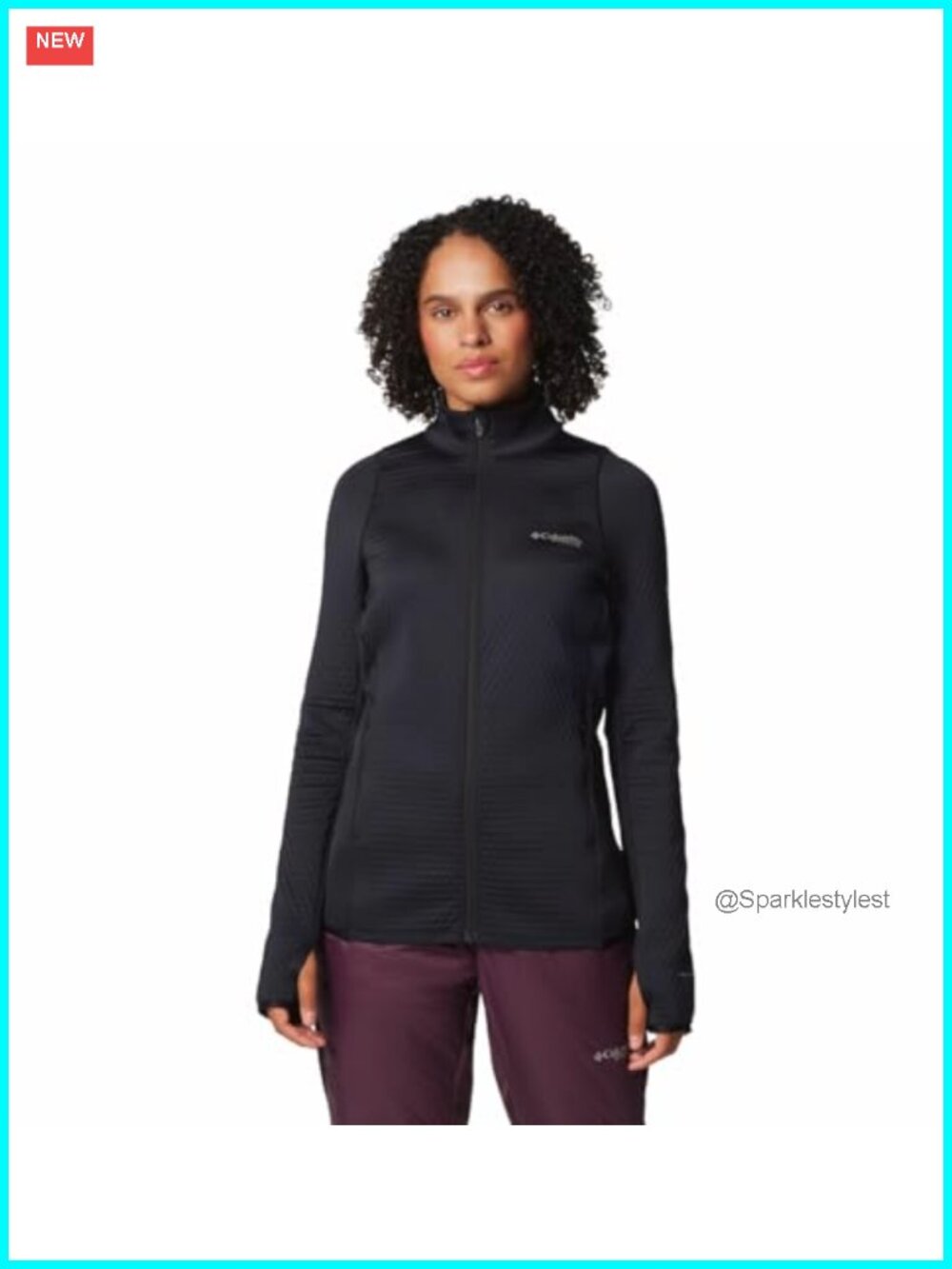 Triple Canyon Grid Fleece Full Zip Jacket Active Fit Recycled Polyester